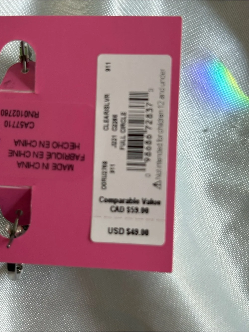 kate spade Silver Scalloped Edge Hoop Earrings